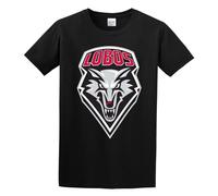 New Mexico Lobos Unisex 100% Cotton Short-Sleeve T-Shirts Black XXL