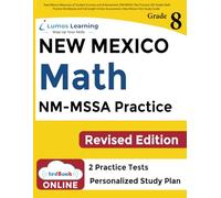 New Mexico Measures of Student Success and Achievement (NM-MSSA) Test Practice: 8th Grade Math Practice Workbook and Full-length Online Assessments: New Mexico Test Study Guide