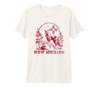 New Mexico Mountain Lion & Zia Outdoor Hiking Camiseta Premium