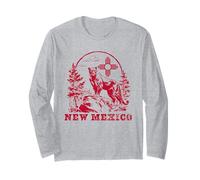 New Mexico Mountain Lion & Zia Outdoor Hiking Manga Larga