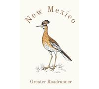 New Mexico State Bird, Greater Roadrunner (Geococcyx californianus) Notebook, Journal for Men, Women, Young Adults, Teens, Kids, Gift for Bird ... 120 White Lined Pages, 6"x9", Eco-Friendly