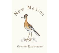 New Mexico State Bird, Greater Roadrunner (Geococcyx californianus) Notebook, Journal for Men, Women, Young Adults, Teens, Kids, Gift for Bird ... 120 White Lined Pages, 6"x9", Eco-Friendly