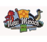 New Mexico State Elements Fridge Collectible Souvenir Magnet