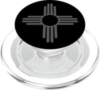 New Mexico State Flag Zia Sun Symbol Albuquerque Santa FE PopSockets PopGrip para MagSafe