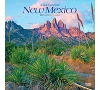 New Mexico Wild & Scenic 2027 12 X 24 Inch (Hanging) Monthly Square Wall Calendar Plastic-Free