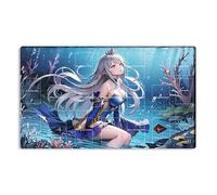 New Mlikemat Playmat Tearlaments Scheiren TCG CCG OCG - Alfombra de juego de cartas con zonas y funda gratis (ZD014-730-A)