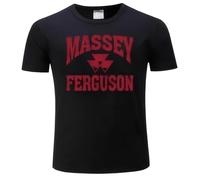 New Model Men Fashion T Shirt Massey Ferguson Gray Weathered Logo tee Shirt Round Neck Cotton Bottoming Short Sleeves Tops