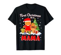 New Mom Christmas Costume First Christmas As a Mama Camiseta