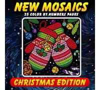 New Mosaics Coloring Book: Christmas Edition