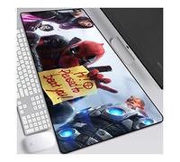 New mutant Deadpool Anime Alfombrillas de Ratón - Gaming Mousepad 800x300mm, 3mm Base de Goma Antideslizante, Superfície con Textura Especial, Compatible con ratón láser y óptico, para PC y Laptop, B