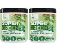 New Nature Super Greens en Polvo - 15 Superalimentos, Vegano, 250g (Paquete de 2)