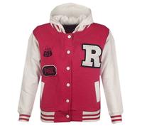 New Niños Niña Béisbol Capucha Chaqueta con Capucha R Moda Fox 61 Talla 7-13YEAR