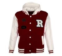 New Niños Niña Béisbol Capucha Chaqueta con Capucha R Moda Fox 61 Talla 7-13YEAR