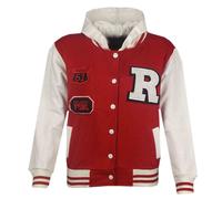 New Niños Niña Béisbol Orlando Chaqueta con Capucha R Moda Fox 61 Talla 2-13Yr