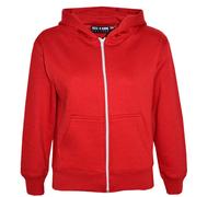 New Niños Niña Liso Unisex Fleace Sudadera Cremallera Estilo 1st Clase Envío