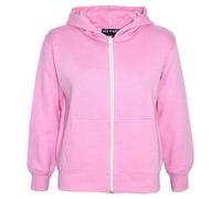 New Niños Niña Liso Unisex Fleace Sudadera Cremallera Estilo 1st Clase Envío