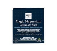 New Nordic Magic Magnesium | Glycinate Shot | Complemento Alimenticio Líquido | 15 Sobres | 240mg Magnesio | Sabor Limón | con Extracto de Pino Marítimo | Reducción del Cansancio | Natural.
