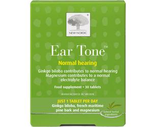 New Nordic Tono del oído Suplemento alimenticio Audición normal 30 pastillas