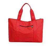 New Nylon Cloth Travel Shoulder Bag - Men's & Women's, Portable, Large Capacity & Over-Shoulder Design(Red)