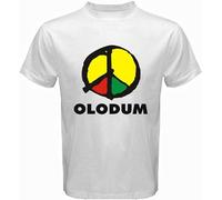 New OLODUM Logo Brazilian Men's White T-Shirt White XXL