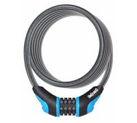 New OnGuard Neon Combo Cable Lock 180 x 12mm 4 Colours (Blue)