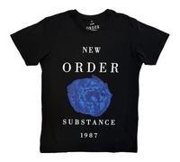 New Order Substance 1987 Premium Carbon Oficial Camiseta para Hombre (Small)