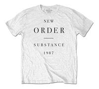 New Order - T-Shirt # S Unisex White # Substance