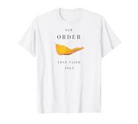 New Order True Faith Camiseta, Hombre, Blanco, L