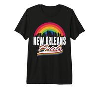 New Orleans LGBT Lesbian Gay Bisexual Rainbow LGBTQ Pride Camiseta Premium