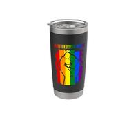 New Orleans Louisiana LGBT Pride Month LGBTQ Rainbow Flag Vaso térmico de acero inoxidable de doble pared