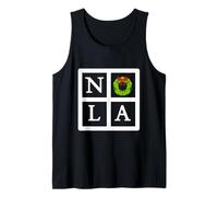 New Orleans NOLA Camiseta Navidad en Nueva Orleans NOLA Camiseta sin Mangas