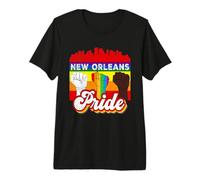 New Orleans Pride Rainbow Gay Pride Flag Funny LGBT Camiseta Premium
