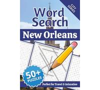 New Orleans Word Search Puzzle Book: Word Searches with Easy to Read Print about New Orleans Landmarks, Food, Nature and More | 6x9 inches, 110 pages ... | Gift for Vacations, Holidays and Free Time