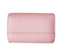 New premium qualitya leather pink camera case for FUJIFILM FinePix JV250 (IT005p)
