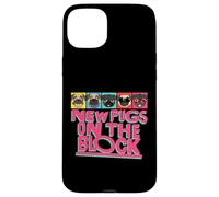 New Pugs On The Block Funny Pug Owner Pop Culture Gift Carcasa para iPhone 15 Plus