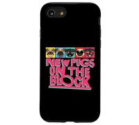 New Pugs On The Block Funny Pug Owner Pop Culture Gift Carcasa para iPhone SE (2020) / 7/8