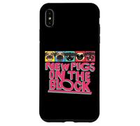 New Pugs On The Block Funny Pug Owner Pop Culture Gift Carcasa para iPhone XS MAX