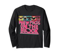New Pugs On The Block Funny Pug Owner Pop Culture Gift Manga Larga