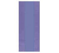 New Purple Large Cello Party Bags - 11.5"""" x 5"""" (25 Pc) - Perfect for Gift Packaging & Event Celebrations