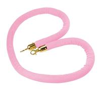 New Queue Divider Crowd Control Barrier Rope,Multi-Color Optional Hotels/Theaters Stanchion Rope, for Restaurants Party Event Entry(Pink,2.5m/8.2ft/98.4inch)