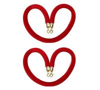 New Queue Divider VIP Stanchion Rope,60 100 150 200 250 300 Cm Crowd Control Barrier Rope, for Opening Ceremony/Concert Venues(Red,3m/9.8ft/118inch)