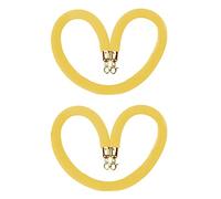 New Queue Divider VIP Stanchion Rope,60 100 150 200 250 300 Cm Crowd Control Barrier Rope, for Opening Ceremony/Concert Venues(Yellow,1.7m/5.6ft/67inch)