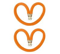 New Queue Divider VIP Stanchion Rope,60 100 150 200 250 300 Cm Crowd Control Barrier Rope, for Opening Ceremony/Concert Venues(Orange,2.2m/7.2ft/86.6inch)