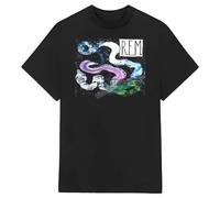 New R.E. Band Recogning Logo Mens Black T-Shirt Black M