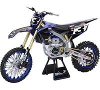 New Ray - Motocross Yamaha YZF 450 Star Racing E. Tomac N°3 - Modelo reducido de Metal Fundido a presión - Juegos y Juguetes para pequeños y Grandes - a Partir de 3 años