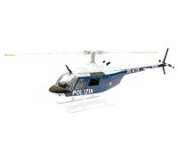 NEW RAY SCALE VARIOS HELICÓPTERO AGUSTA BELL 206 POLICÍA MODELO COCHE ESTÁTICO
