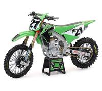 New Ray Toys - Réplica de Bicicleta Kawasaki Race Team Jason Anderson, Escala 1:12, niños, Regalos, cumpleaños, Verde