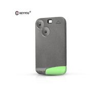 New Replacement 2 Button Remote Key Card Shell Case Smart Card Key Case for Renault Laguna