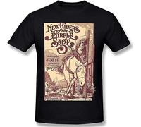 New Riders of The Purple Sage Unisex Cotton tee Shirt Men's Black T-Shirt S
