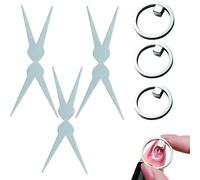 New Ring Cat Eye Magnet for Nails,Ring Magnet for Nails,Cat Eye Gel Nail Polish Magnets, Portable Hollow Circular Cat Eye for Home DIY, Beginners & Nail Artists (3pcs)